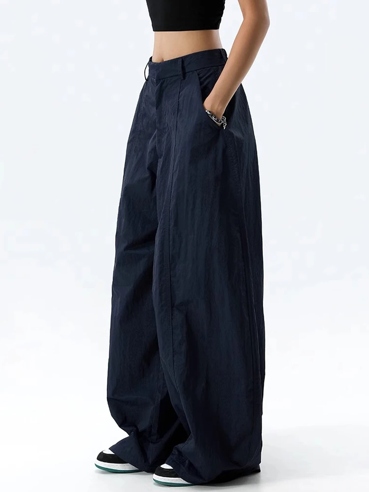 S6215a4e64ab4475a8f96b3a462289941a.webp High Waist Women Casual Pants Straight Office Ladies Korean Fashion Trousers Loose Female Pants New 2025