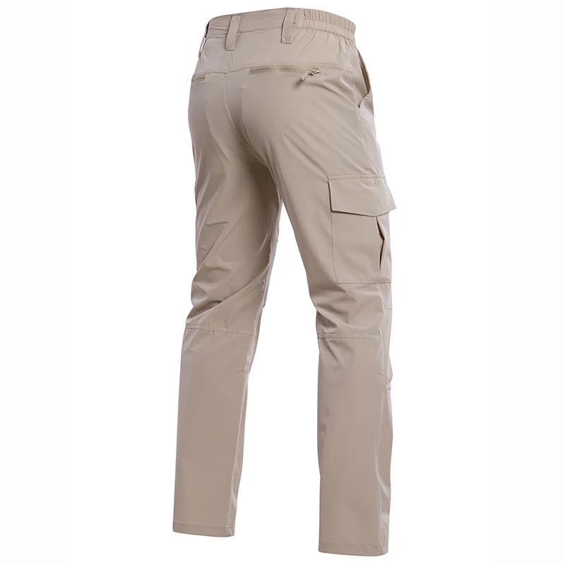 Men’s Lightweight Hiking Pants Quick Dry Water Resistant Tactical Work Outdoor Fishing Cargo Trousers