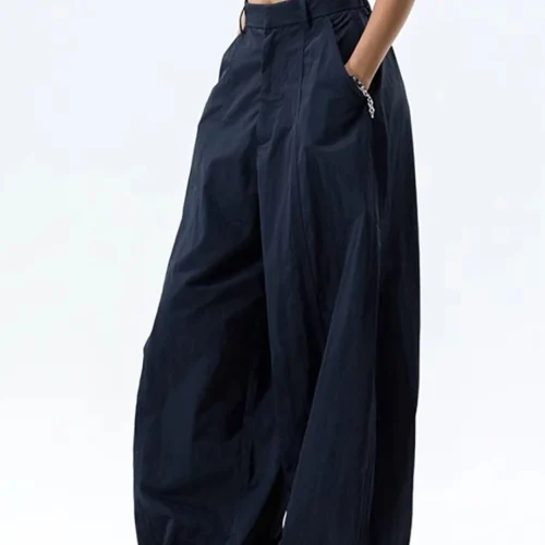 Sbc4bdb70cdf74dfdaebc0687cd322f036.webp High Waist Women Casual Pants Straight Office Ladies Korean Fashion Trousers Loose Female Pants New 2025