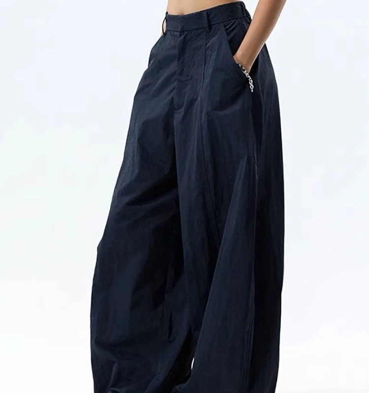 High Waist Women Casual Pants Straight Office Ladies Korean Fashion Trousers Loose Female Pants New 2025