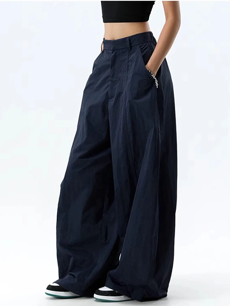Sbc4bdb70cdf74dfdaebc0687cd322f036.webp High Waist Women Casual Pants Straight Office Ladies Korean Fashion Trousers Loose Female Pants New 2025