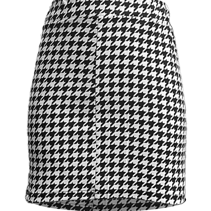 Qianniao style elegant elastic waist half skirt, hip hugging high waist short skirt