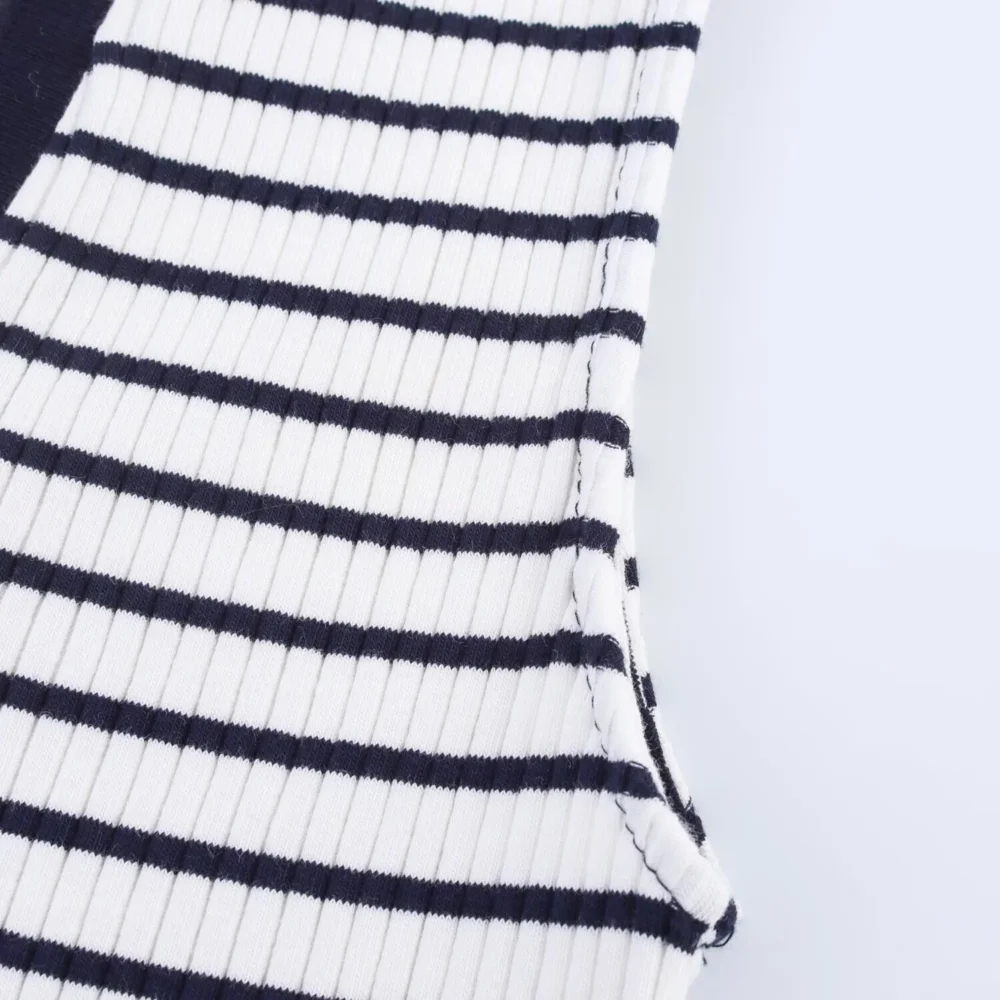 Sdf5cb7b9b93e4f72ac3a7d68070f3bc87.webp Summer New Fashion Style Ribbed Sleeveless Polo Collar T-shirt Sports Style Polo Shirt Vest Top Women's Clothing