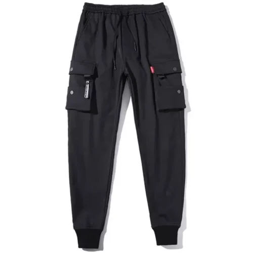 2025 New Trendy Solid Color Pants, Multi Flap Pocket Men's Cargo Pants, Loose Casual Outdoor Pants, Men's Work Pants oversized